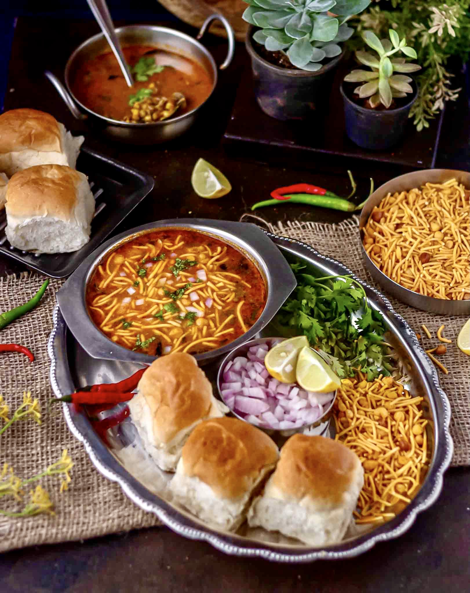 Indian Misal Pav