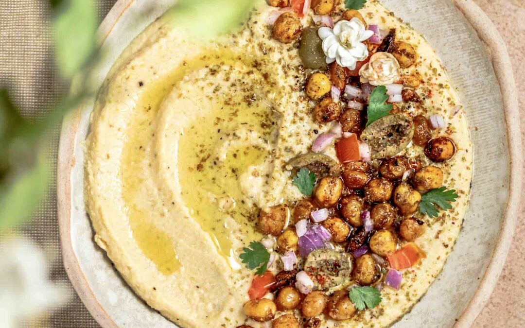 Hummus With Spiced Crispy Chickpeas