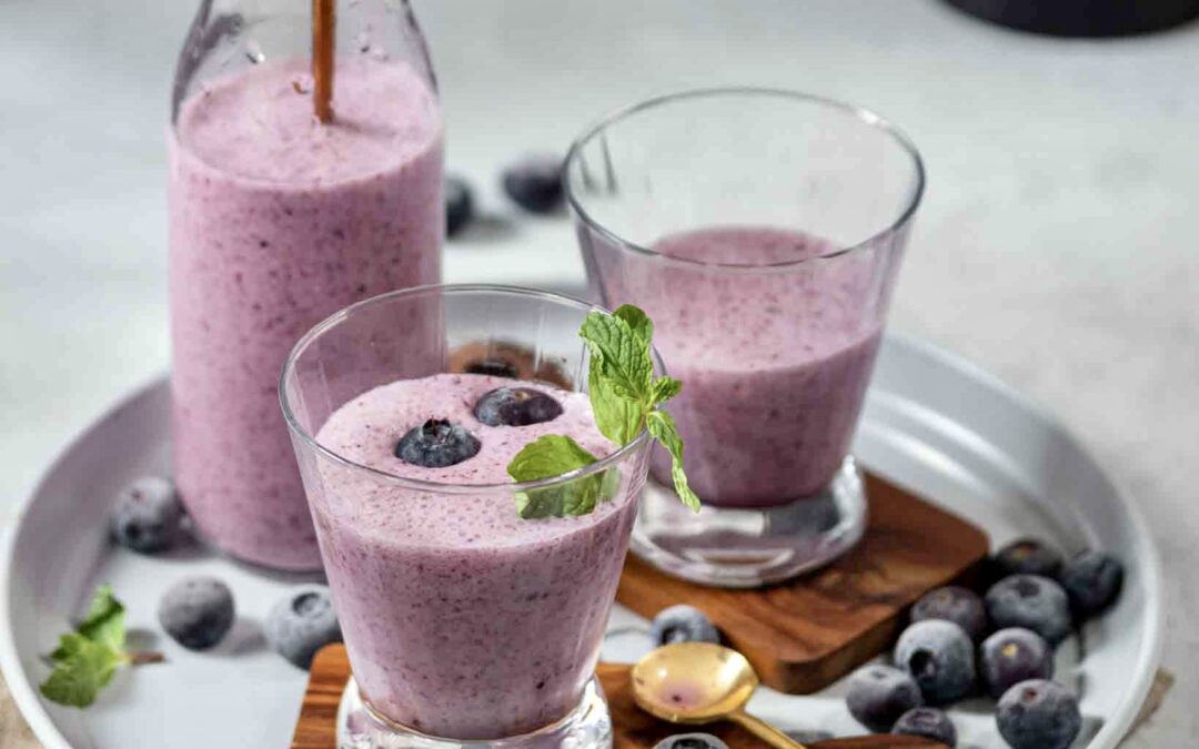 Blueberry Banana Lassi