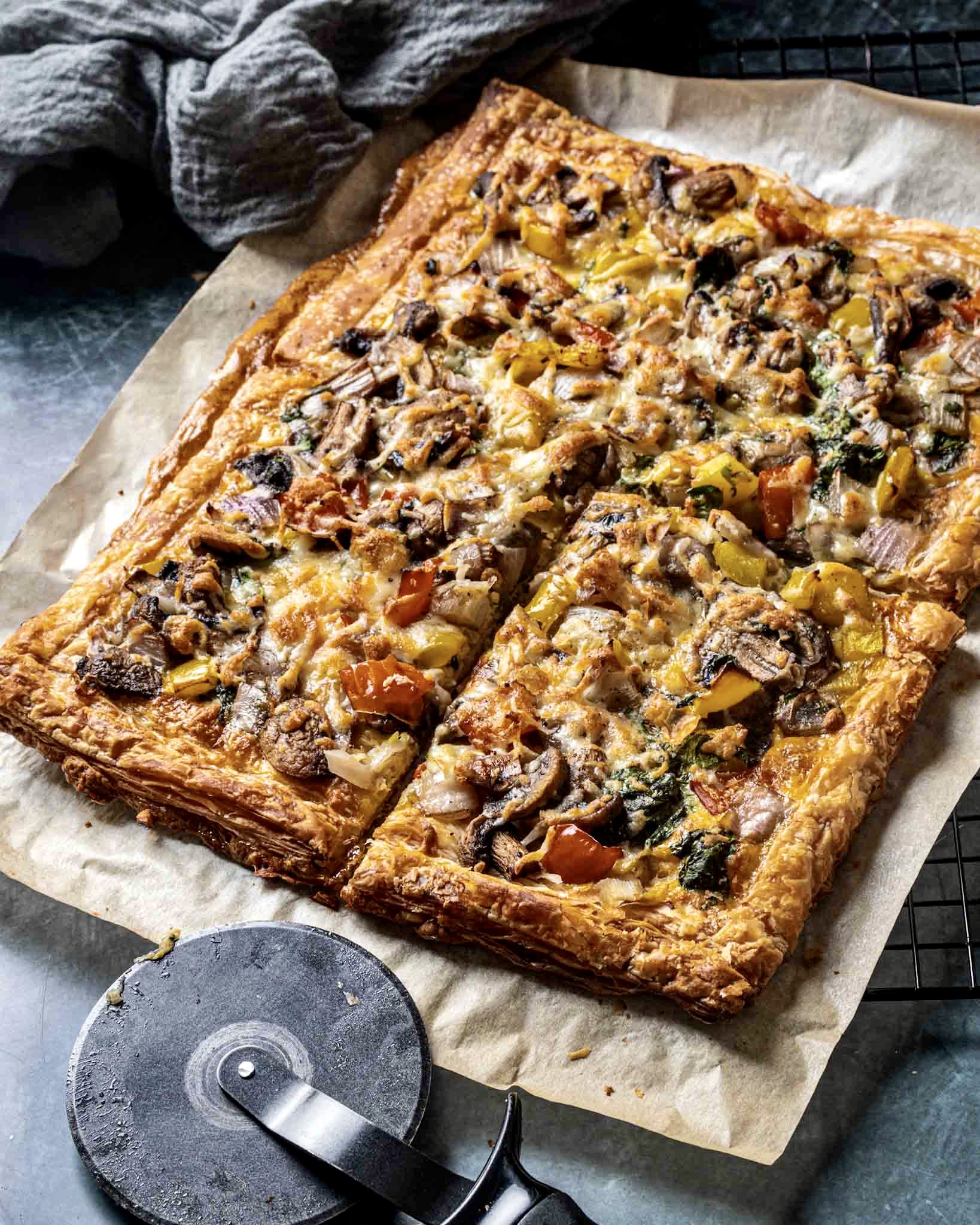 Savoury Puff Pastry Tart