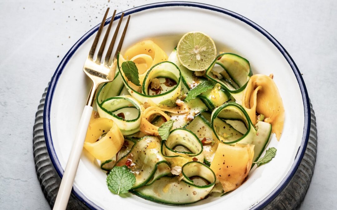 Asian Cucumber & Raw Mango Salad