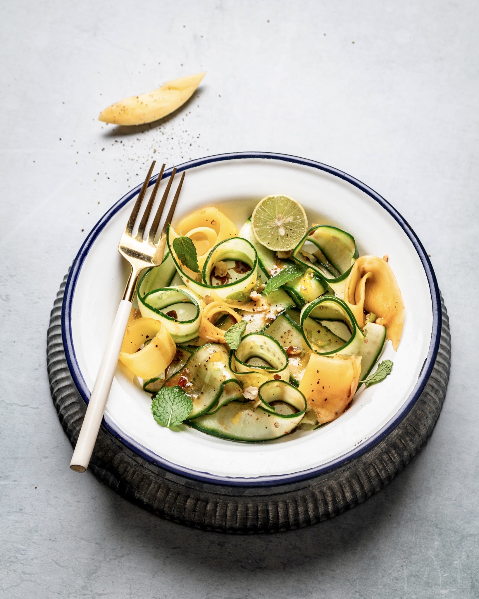 Asian Cucumber & Raw Mango Salad