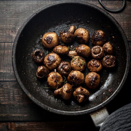 Butter Garlic & thyme mushrooms