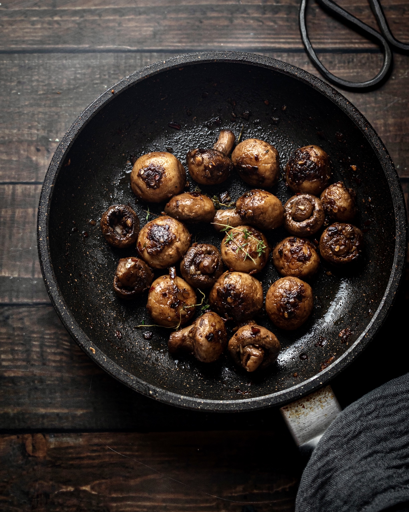 Butter Garlic & Thyme Mushrooms