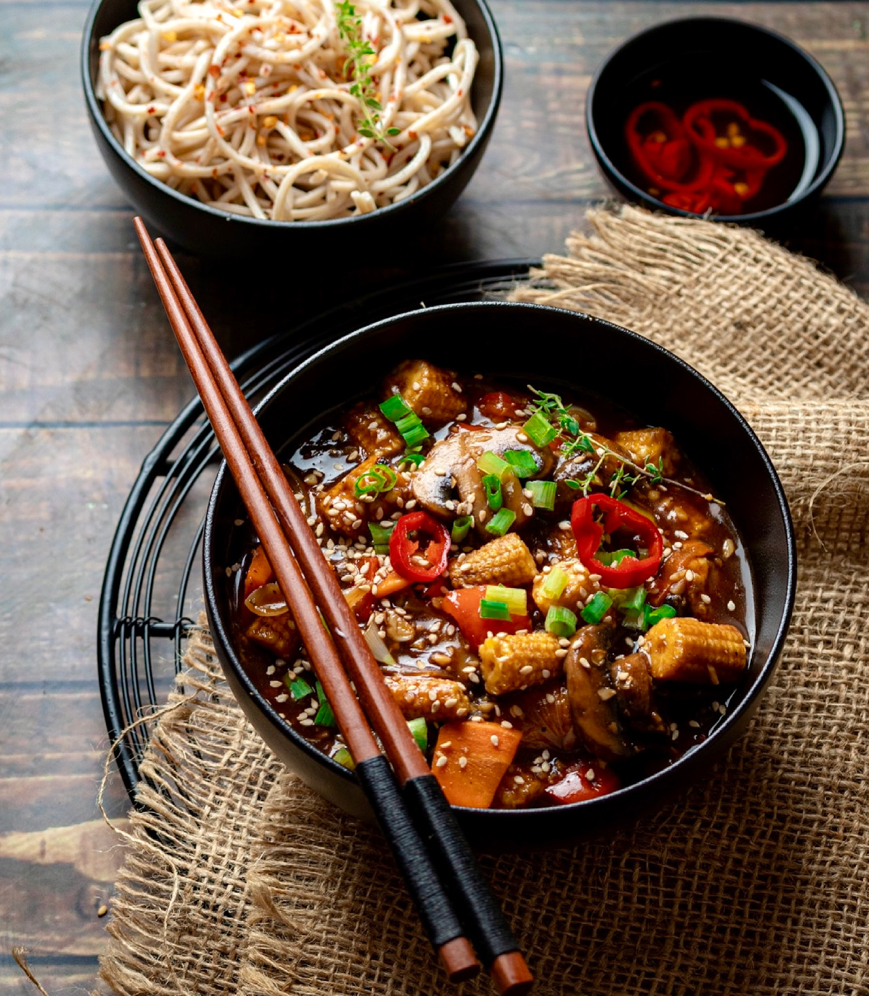 Vegetables In Hot Garlic Sauce