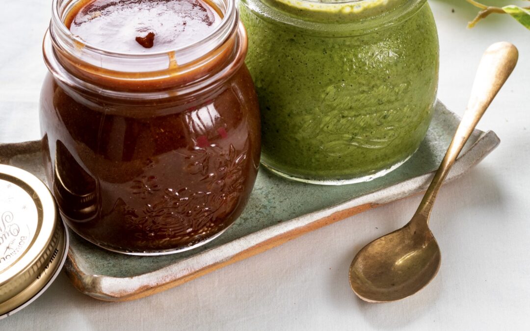 Green Chutney & Date and Tamarind Chutney