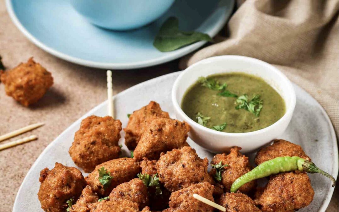 Spicy Moong Dal Pakodas