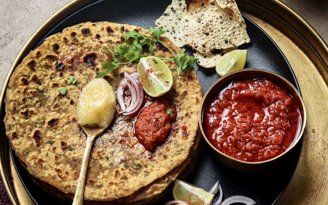 Rajasthani Moong Chilka Dal Paratha