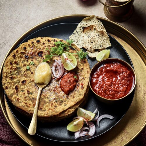 Indian Moong Chilka Dal Paratha