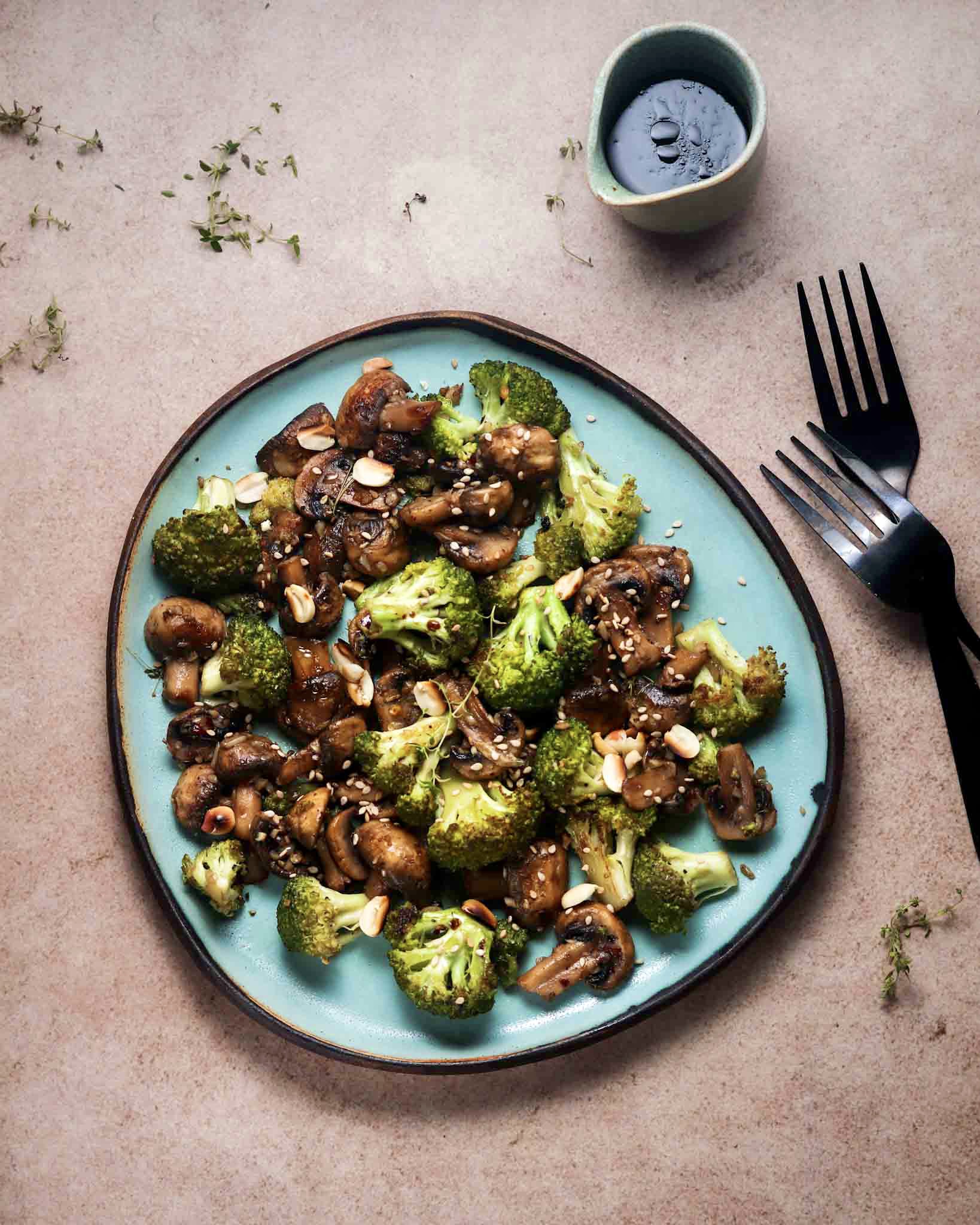 Broccoli & Mushroom Stir Fry