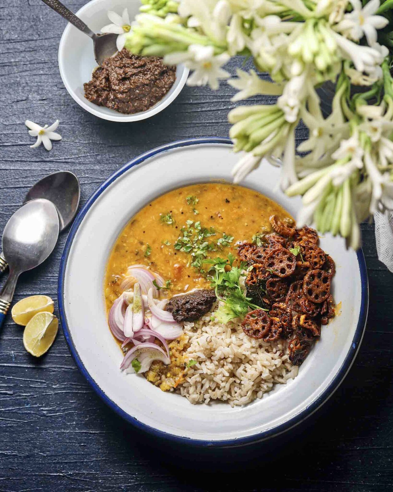 Dal Chawal & Kamal Kakdi ArpitasFoodPod Indian & Global Recipes