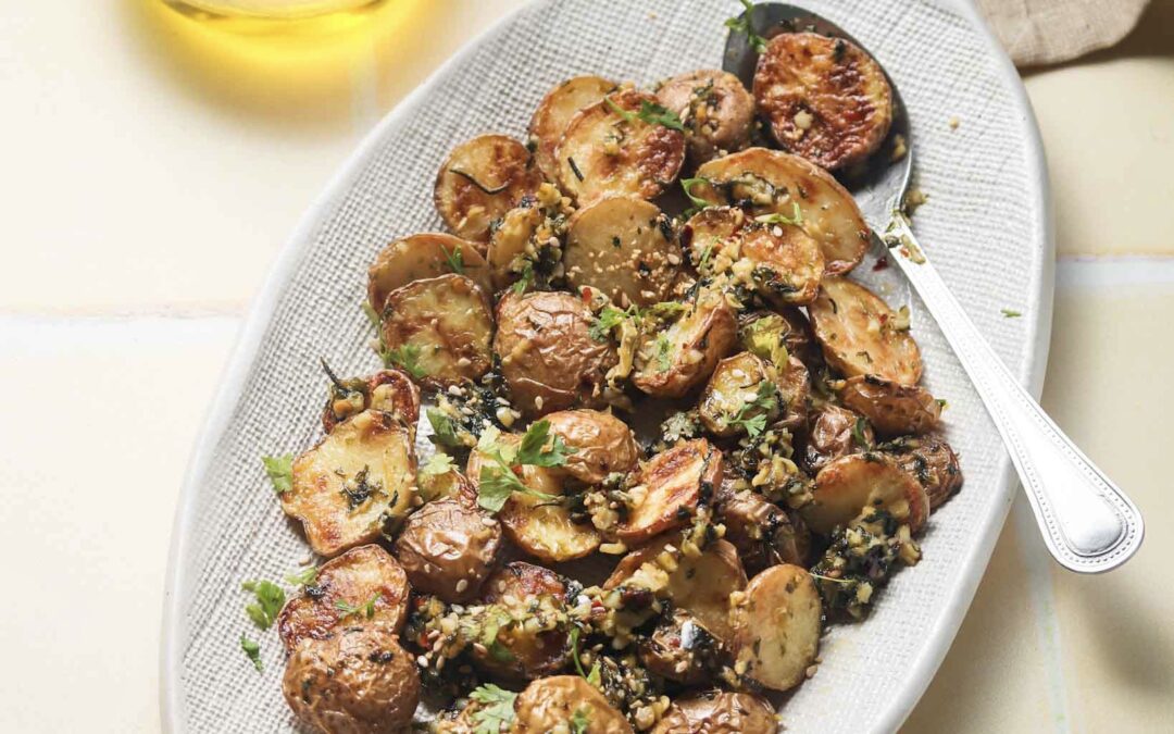 Garlic Lemon & Herbs Roasted Potatoes