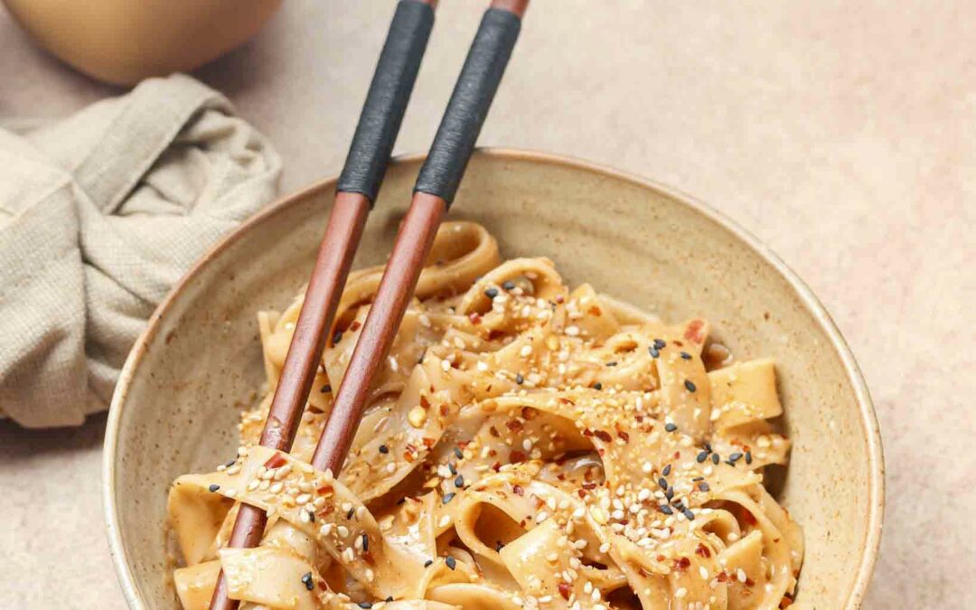 Noodles In Peanut Miso Sauce