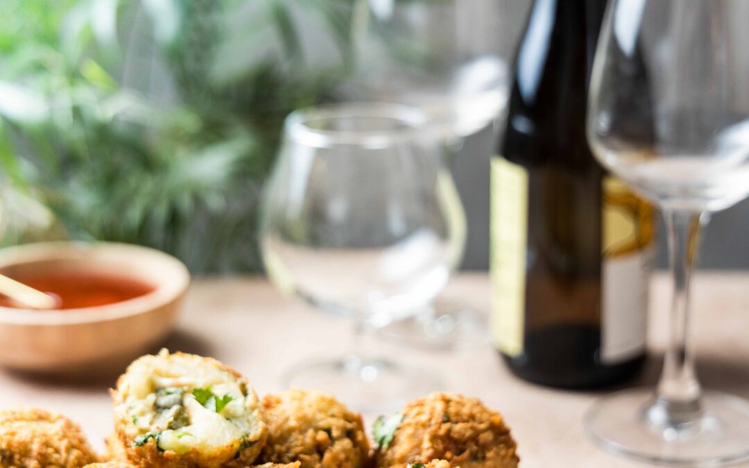 Potato Cheese & Capers Poppers