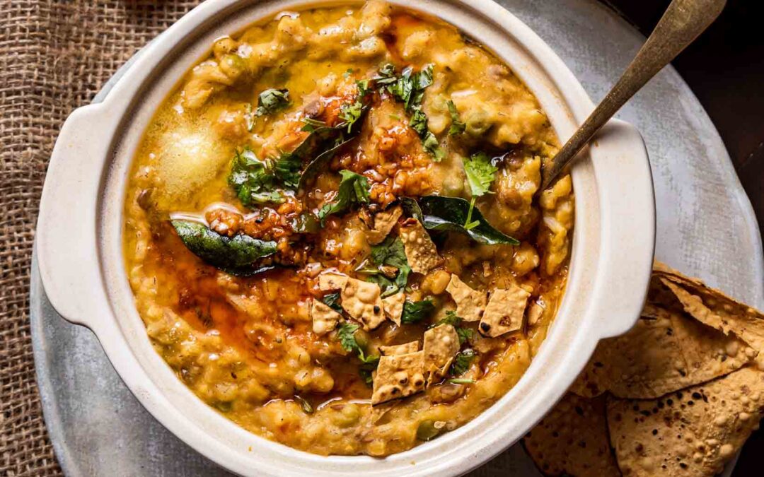 Bhuna Masala Dal Khichdi