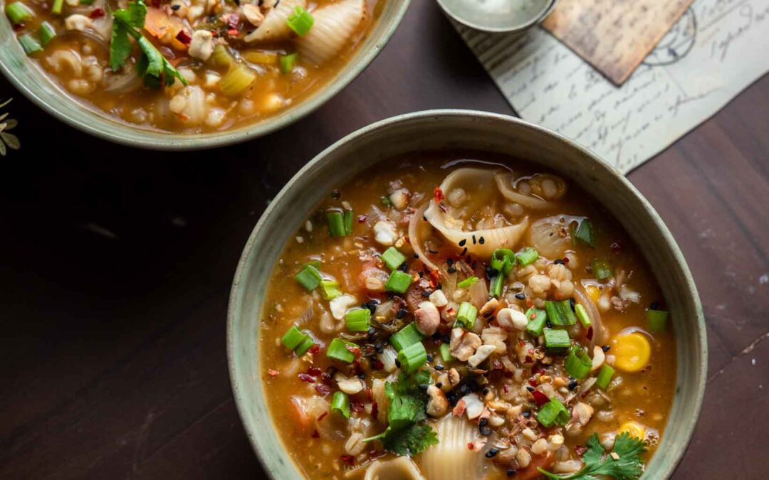 Barley & Pasta Veg Soup