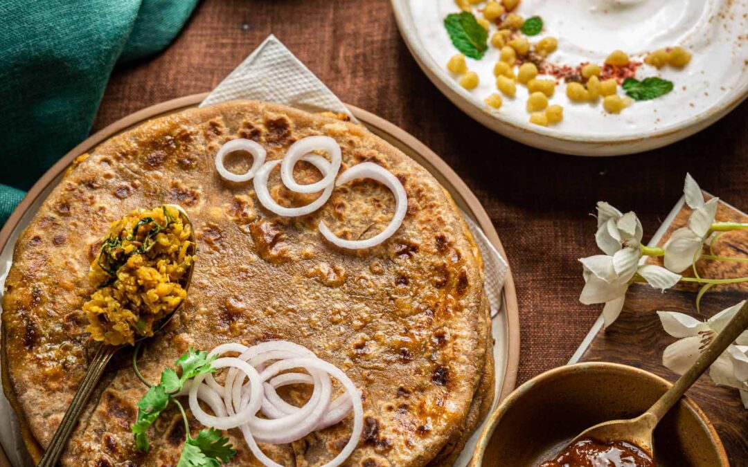 Cabbage & Paneer Paratha