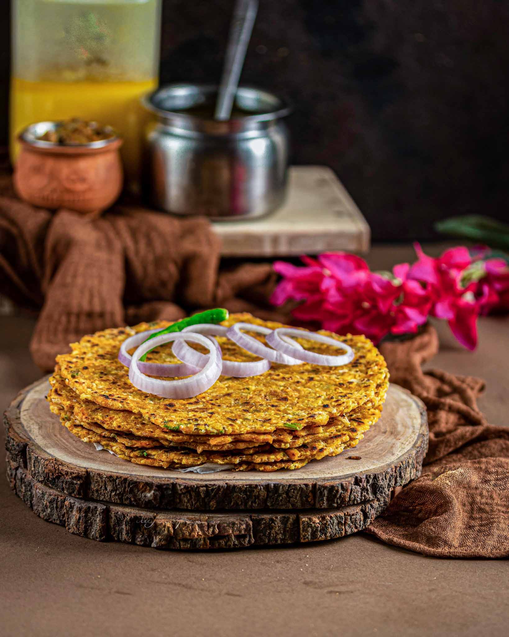 Cabbage & Carrot Paratha