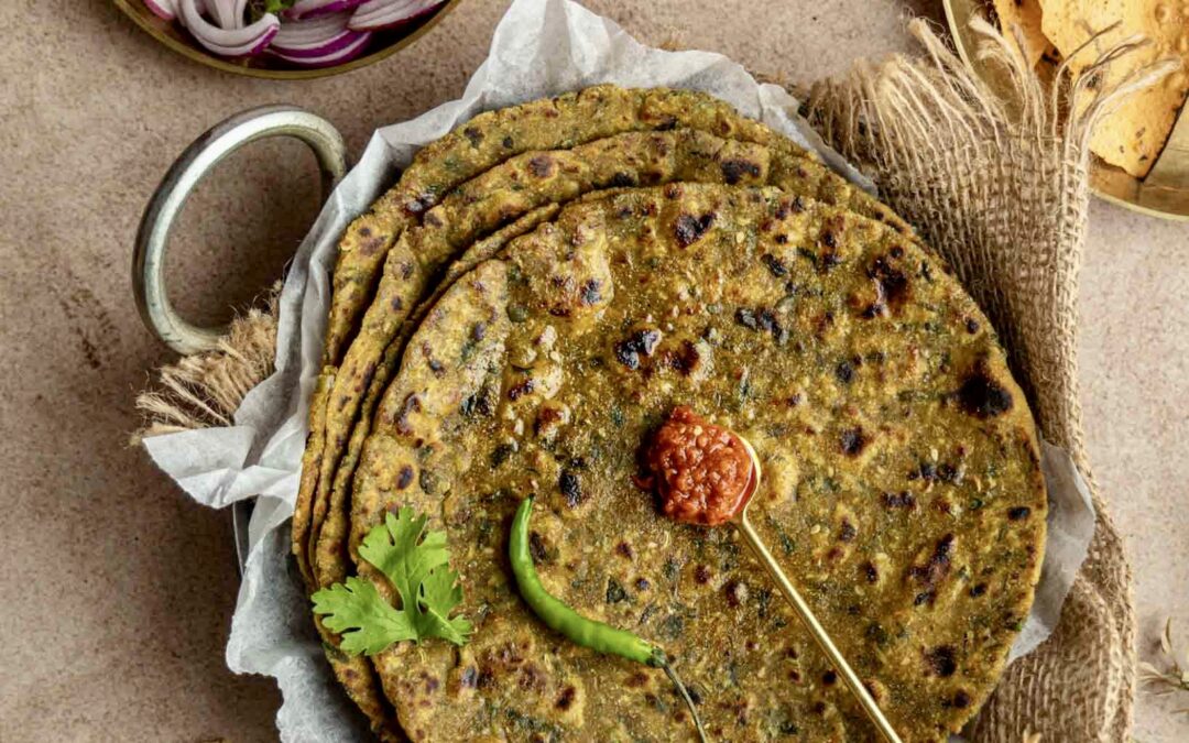 Marwari Bajra Methi Paratha