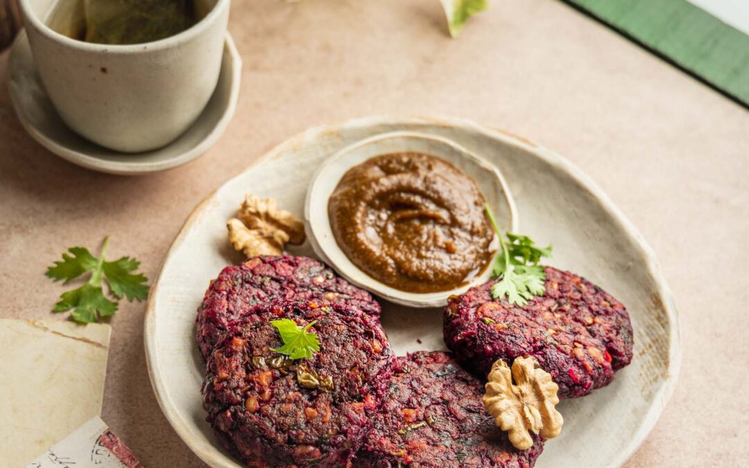 Beetroot & Walnuts Tikki