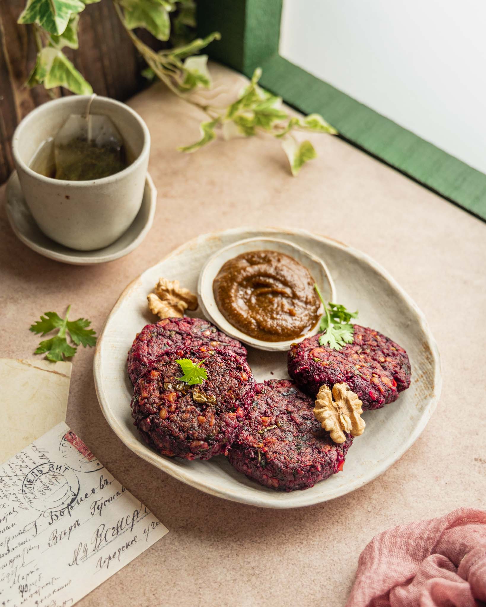 Beetroot & Walnuts Tikki