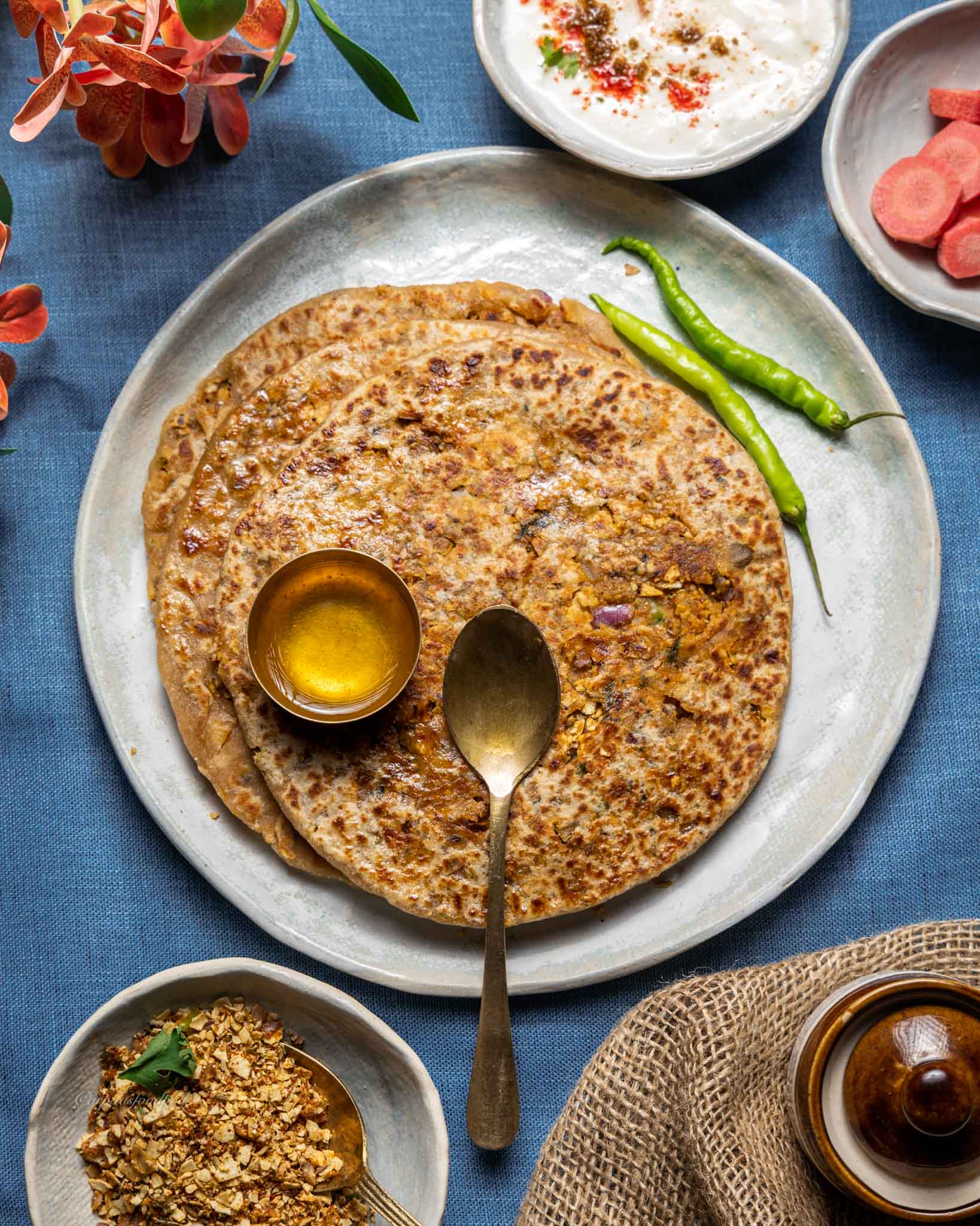 Papad Paratha