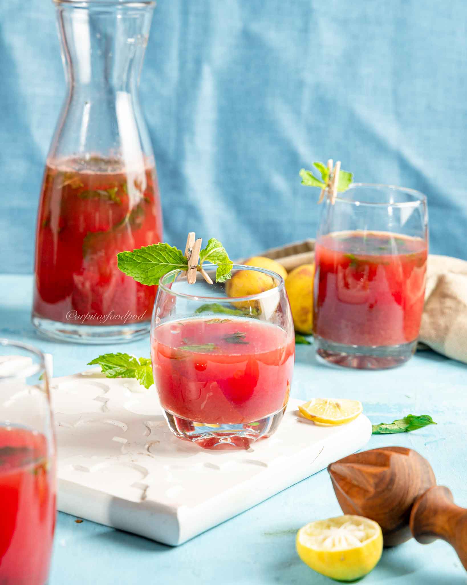 Watermelon Rose Lemonade